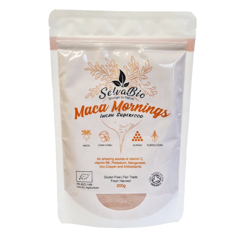 Maca Mornings, Organic Blend Raw Powder
