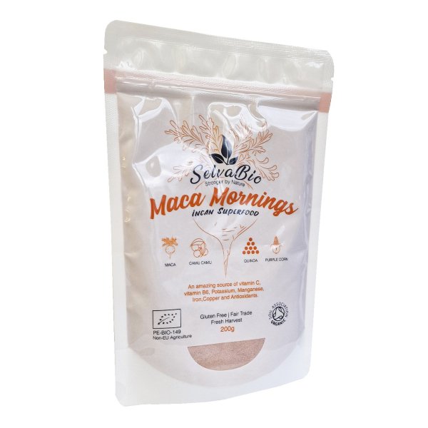 Maca Mornings, Mezcla Orgánica en Polvo 2