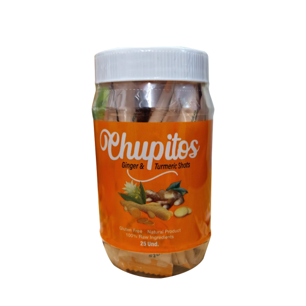 Chupitos Miel de Caña con Jengibre y Cúrcuma