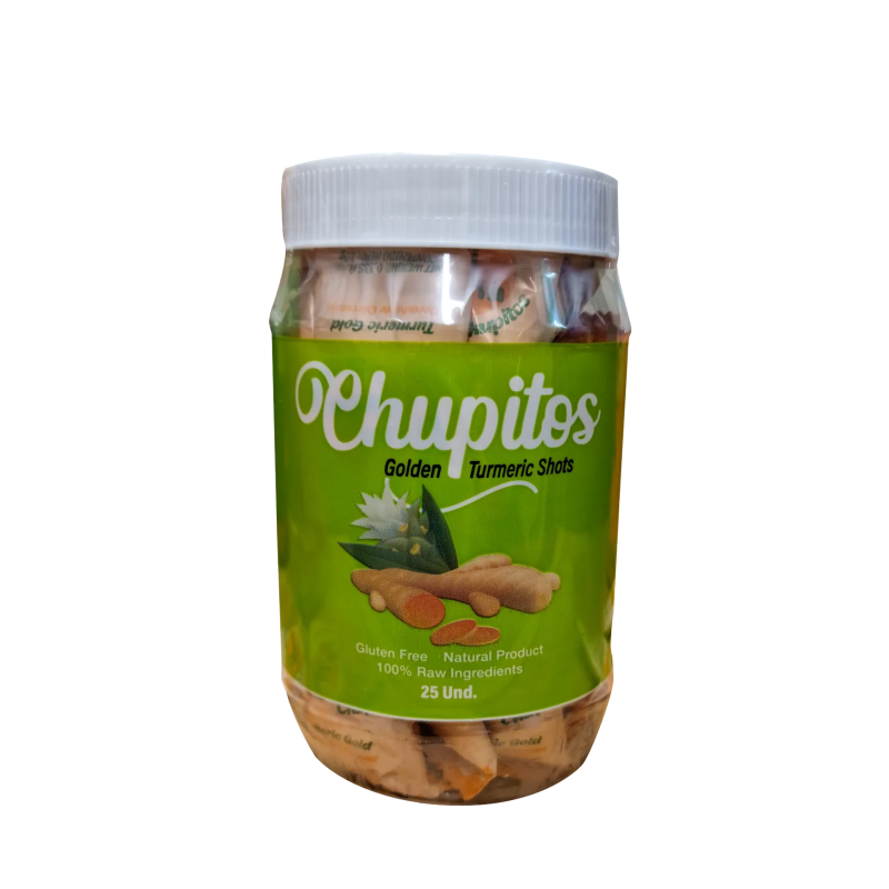 Chupitos Miel de Caña con Cúrcuma y Pimienta Negra