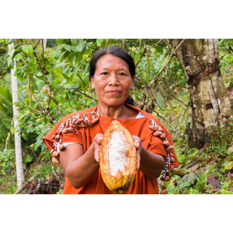 Cacao Ceremonial Orgánico, 1Kg de la Tribu Ashaninkas en Perú