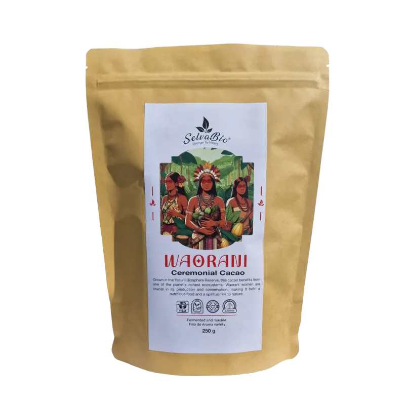 Cacao Ceremonial Premium de las Mujeres Waorani del Ecuador