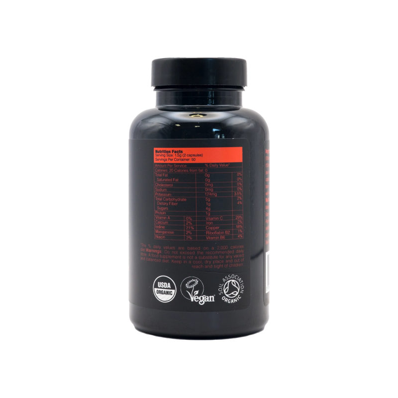 Organic Gelatinized Red Maca Root Capsules - Vegan