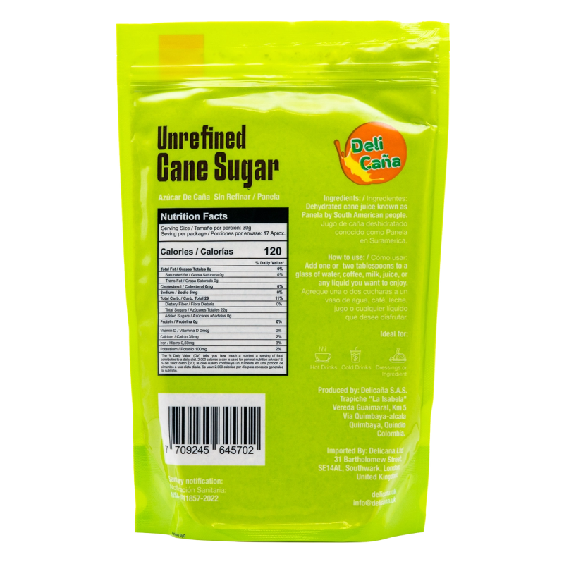 Pure Sweetness: Unrefined Cane Sugar