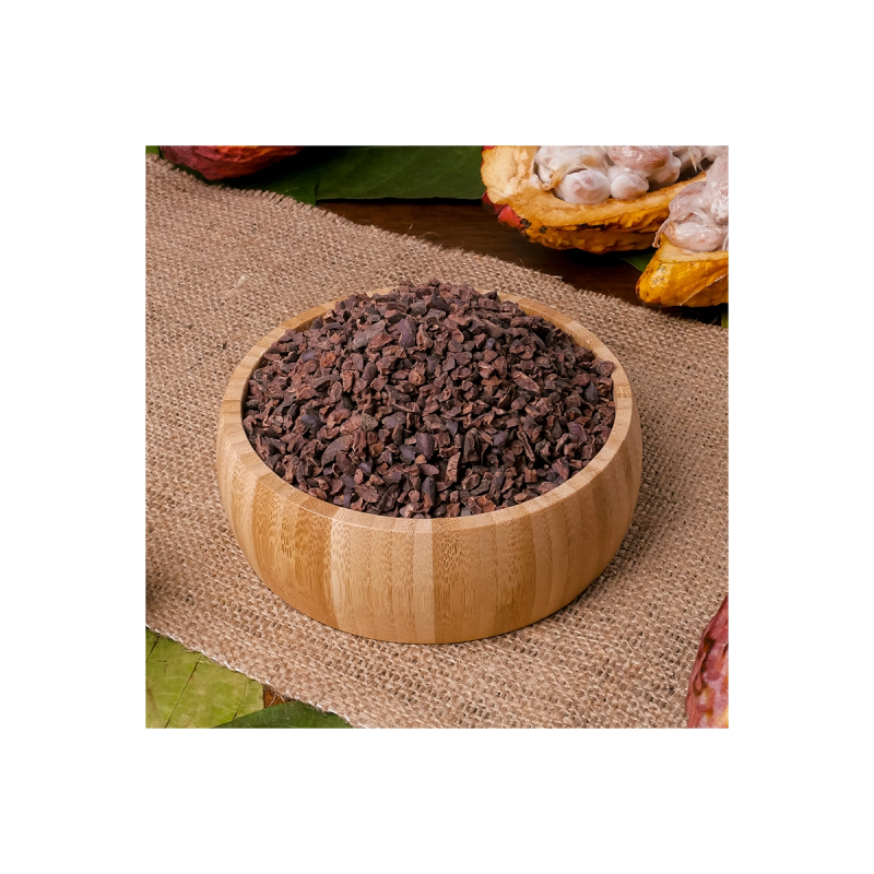 copia de Cacao Nibs Endulzados con Yacon, 10 Unidades