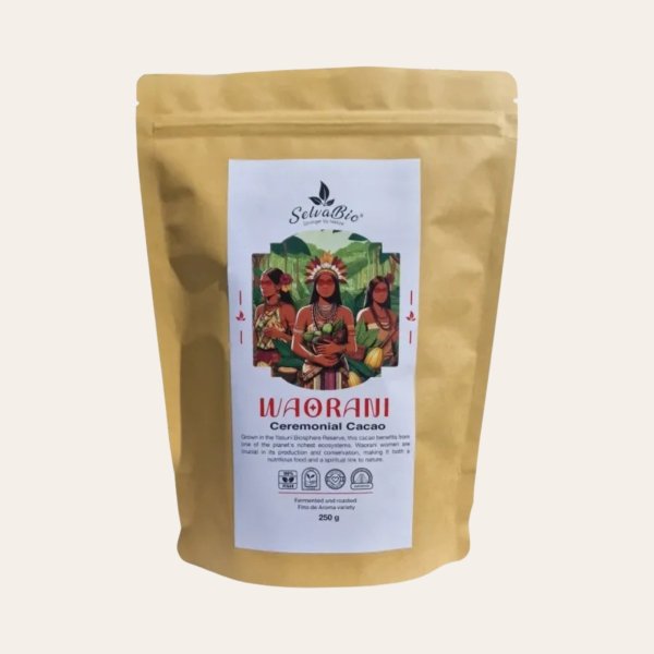 Cacao Ceremonial Premium de las Mujeres Waorani del Ecuador 2